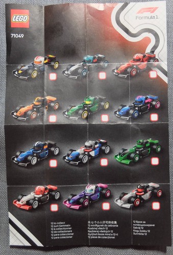 Lego rennwagen serie - f1,
